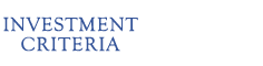 Investment criteria of Lynwood Capital Partners - private equity investors based in the Rocky Mountain region, acquisitions and venture capital for middle market companies businesses and entrepreneurs