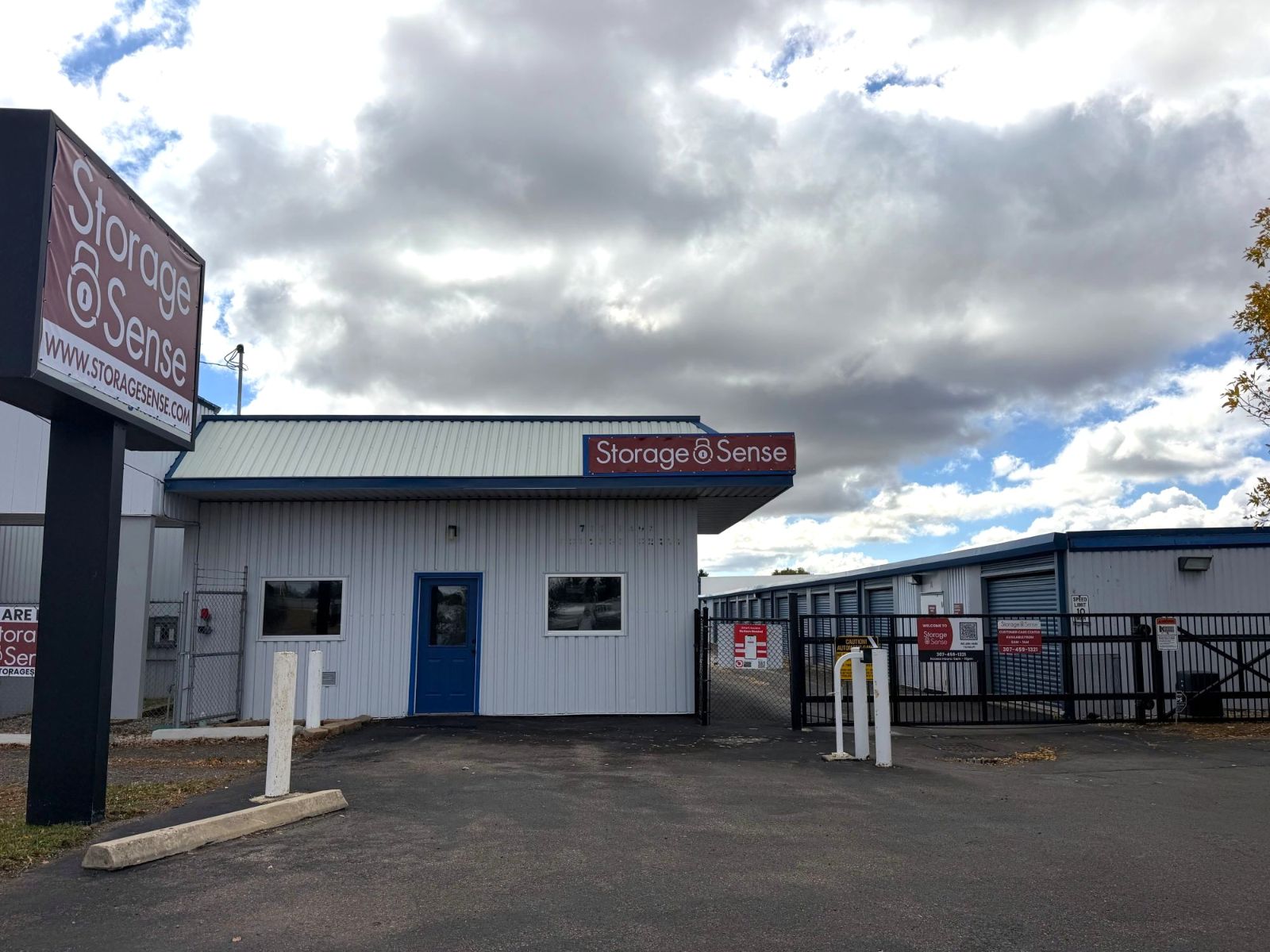 Office and gated entrance of the Cheyenne facility